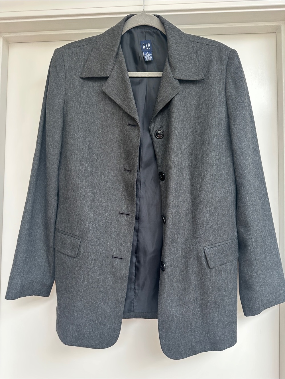 GAP Women's Gray Tailored Blazer